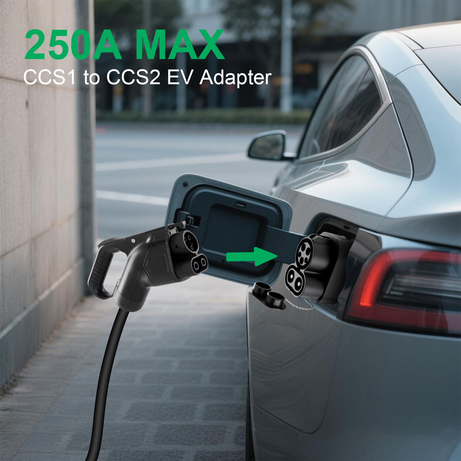 CCS1 to CCS2 Charger Adapter 2 - Ccs2 To Ccs1 Fast Charge Adapter 250Kw ulasan dan harga