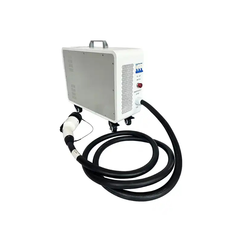 Mobile Ev Charger Single  Port - Portable Dc Fast Charger 20Kw Ccs2 ulasan dan harga
